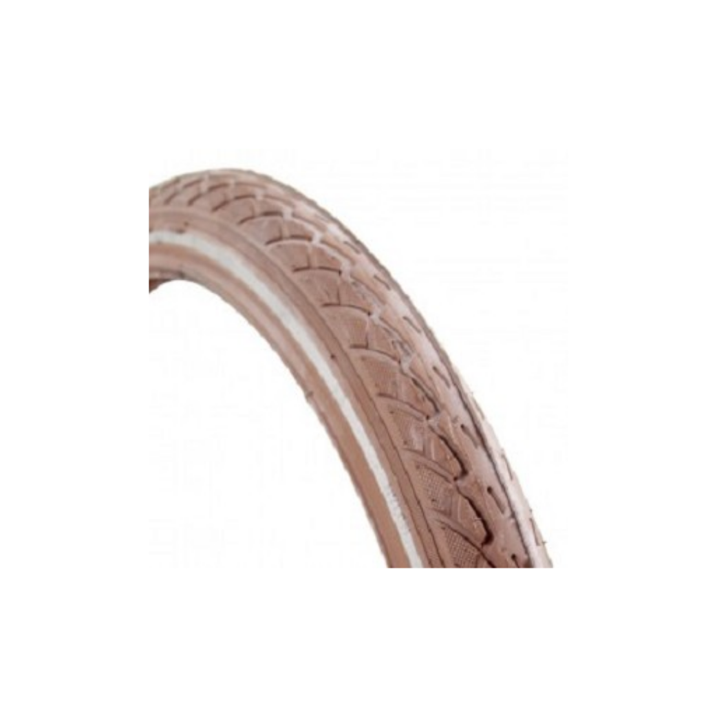 Deli buitenband, bruin met  reflectie, 24x1.75, ETRTO 47-507