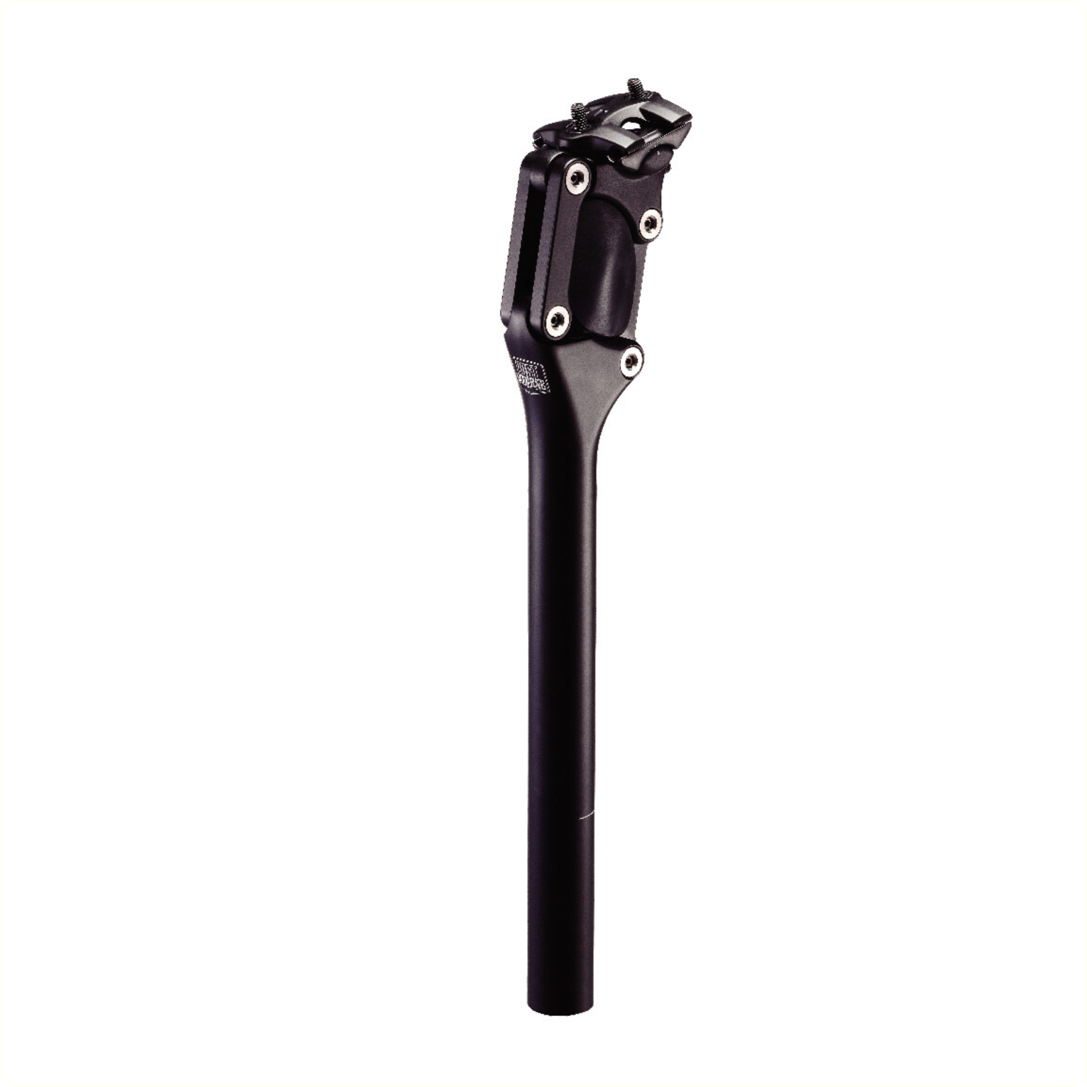 Post Moderne verende zadelpen PM-705N2 350mm - ø27.2 - zwart