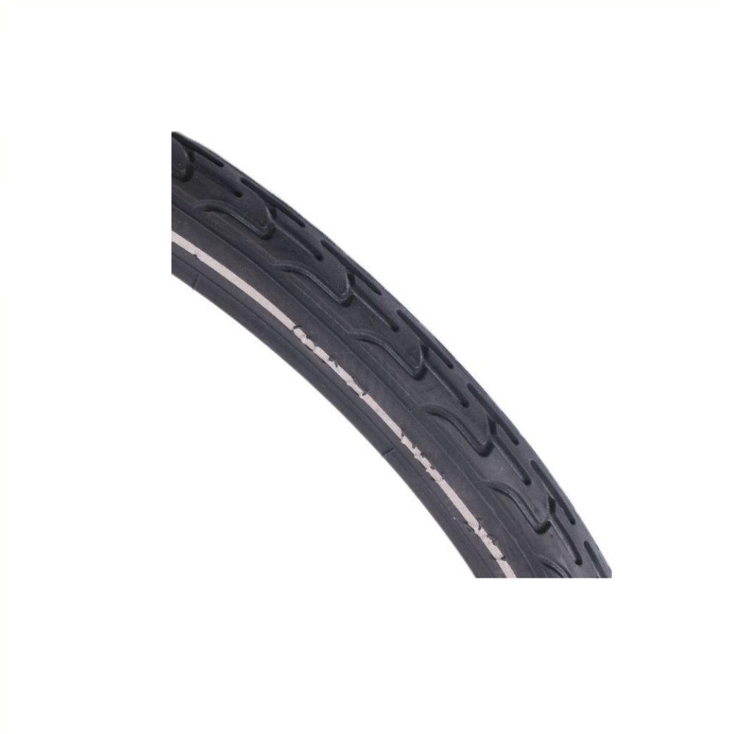 Deli buitenband, Zwart met reflectie, 24x1.3/8 ETRTO 37-540