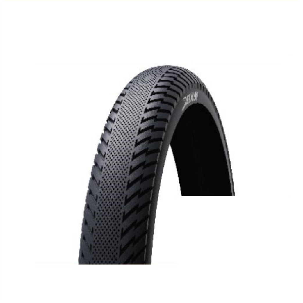 Deli Streetfighter buitenband. Zwart, 20x4.00, ETRTO 100-406