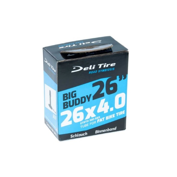 Deli Big Buddy Binnenband 26x4.00  ETRTO 100-559, Ventiel: schrader/autoventiel 35mm
