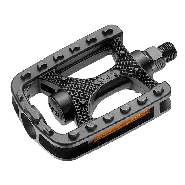 Union pedalen Kunststof SP-887. Kleur: zwart, 9/16"