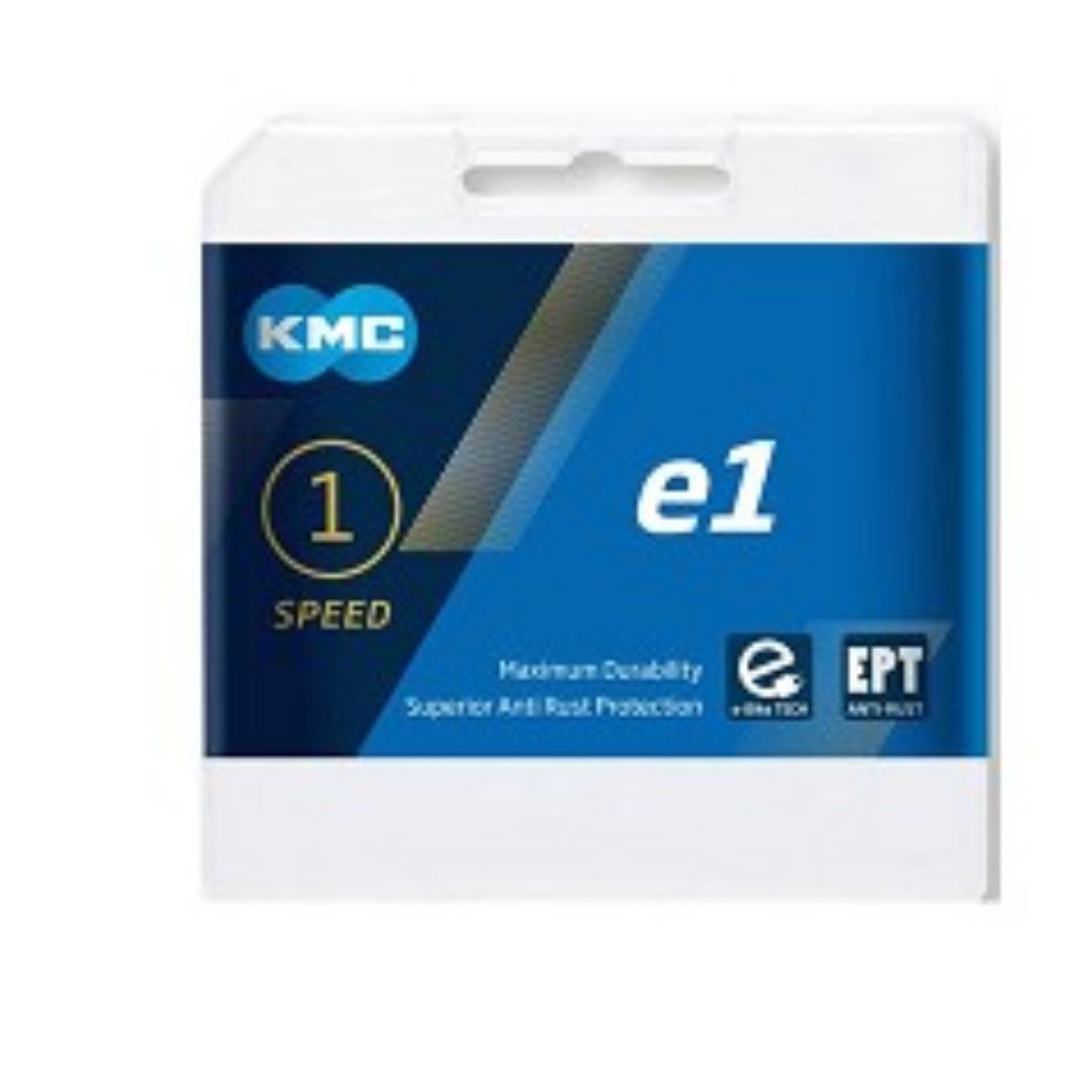 KMC E1 ketting EPT smal 1/2x3/32, anti roest, single speed