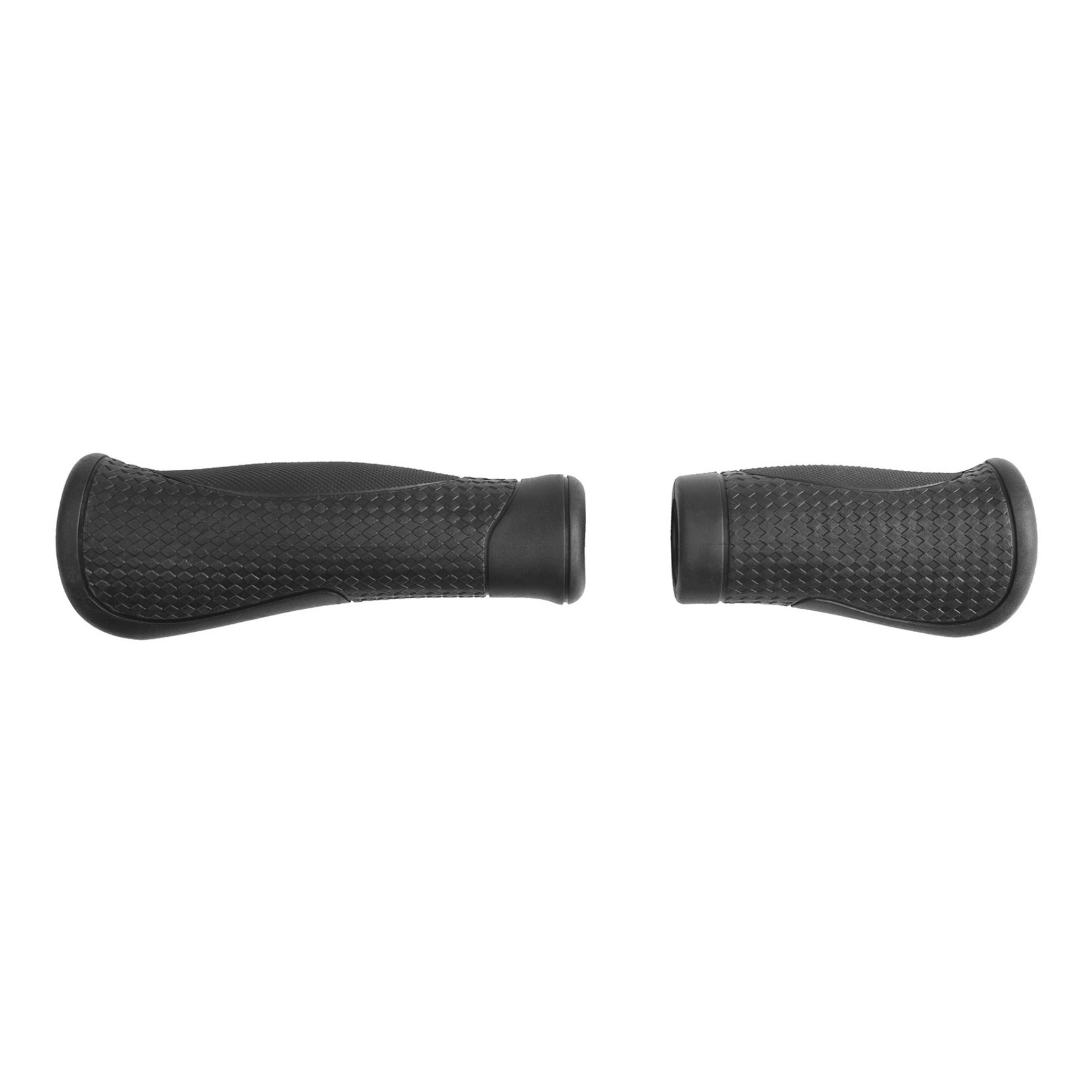 Handvatten Cloud Base 2S zwart, anatomisch. Lengte: 130/95mm. per stel