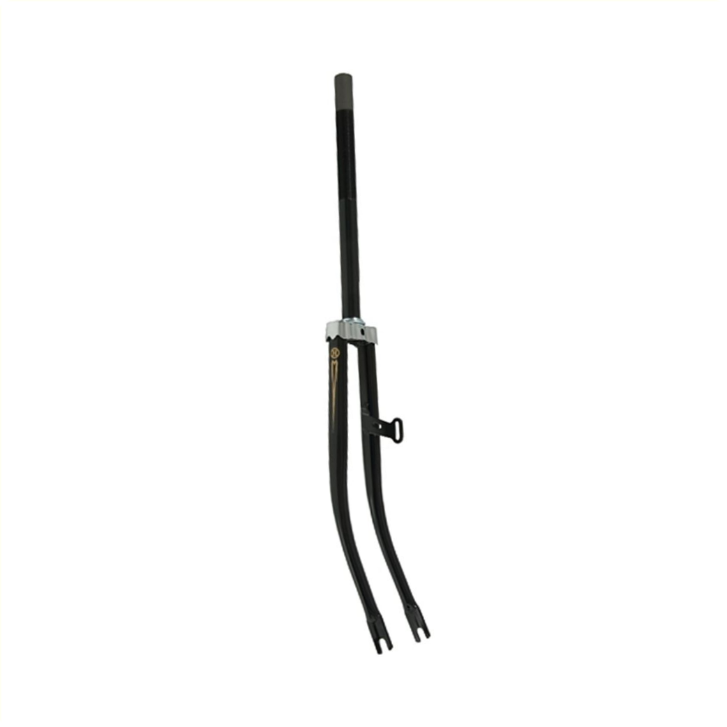 Voorvork 28x1 5/8x1 3/8 Zwart met dynamohaak. 1 inch