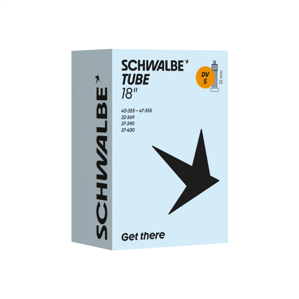 Schwalbe Binnenband 18x1.75 ETRTO 32/47-340-355, Dunlop Blitz/Holland DV5
