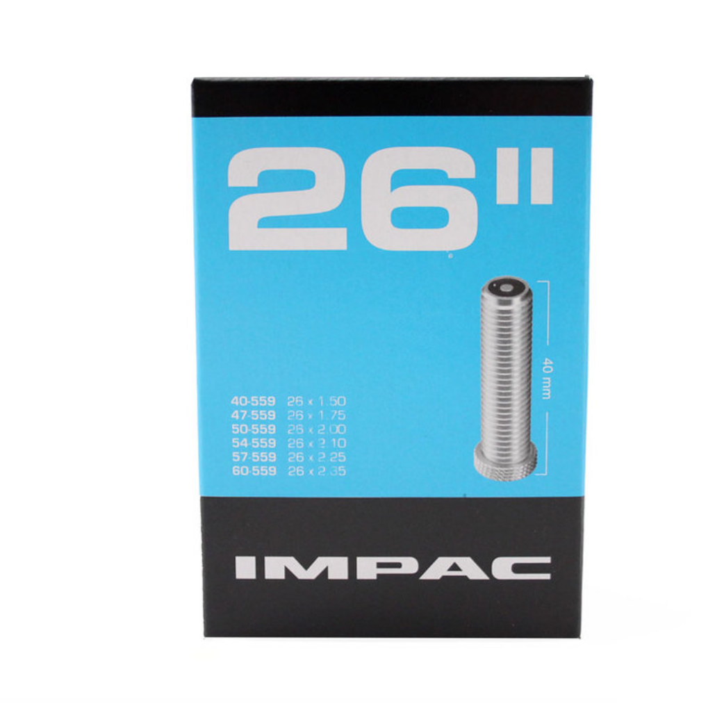 Impac Binnenband (by Schwalbe) AV26 26x1.75 - 26x2.35 ETRTO 47/60-559 Ventiel: Schräder/ autoventiel 40mm