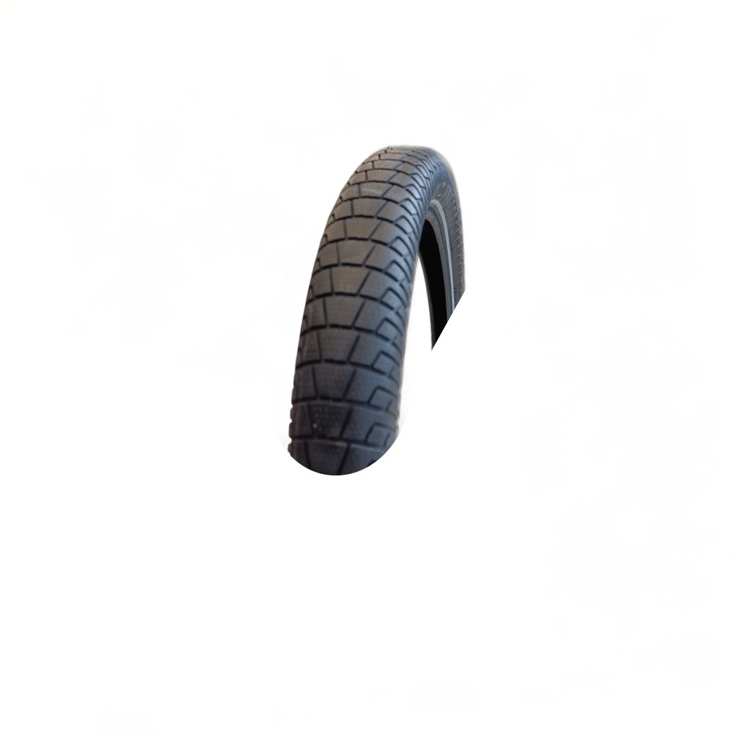 CST Brooklyn Cargo, Zwart met reflectie, 20x2.40, ETRTO 62-406 Fat-Skinny bike, bakfiets