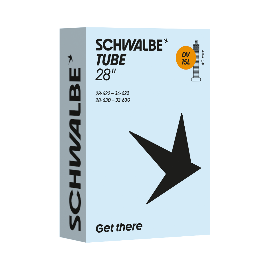 Schwalbe binnenband 28/27x1 1/4-1/8, ETRTO 28/32-622/630, Dunlop Blitz/Holland  DV15L 40mm