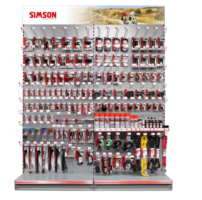 Schap Simson 2m. Vraag onze vertegenwoordiger voor plaatsing en acties. Prijs op basis van 1 artikel per haak.[BR](Genoemde prijs betreft alleen de producten en is exclusief stellingmateriaal en toebehoren)