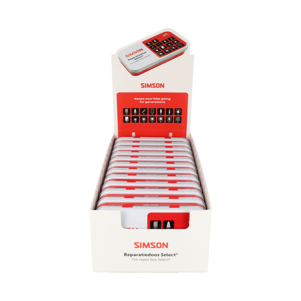 Simson Reparatiedoos "Select" , Displaydoos