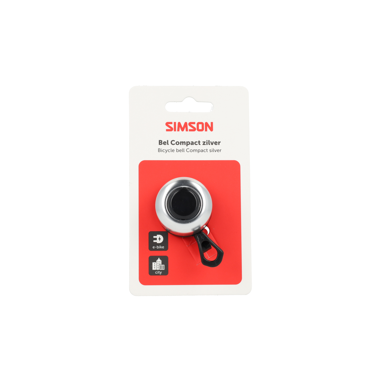 Simson bel Compact zilver
