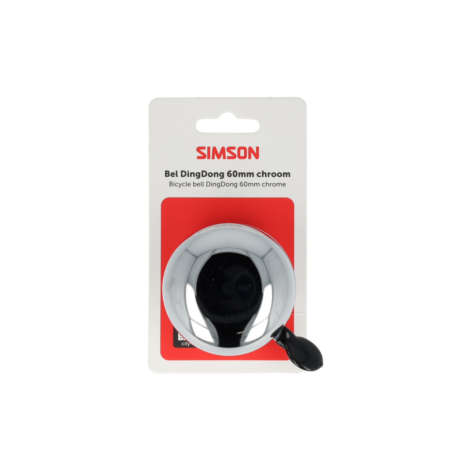 Simson Bel DingDong Medium chroom 60mm
