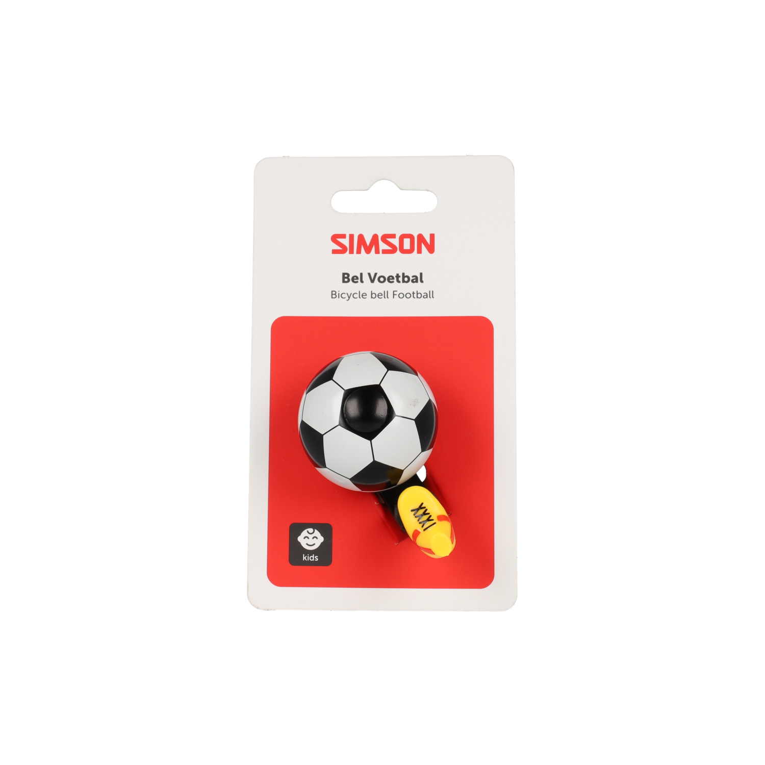 Simson Bel voetbal Zwart/Wit