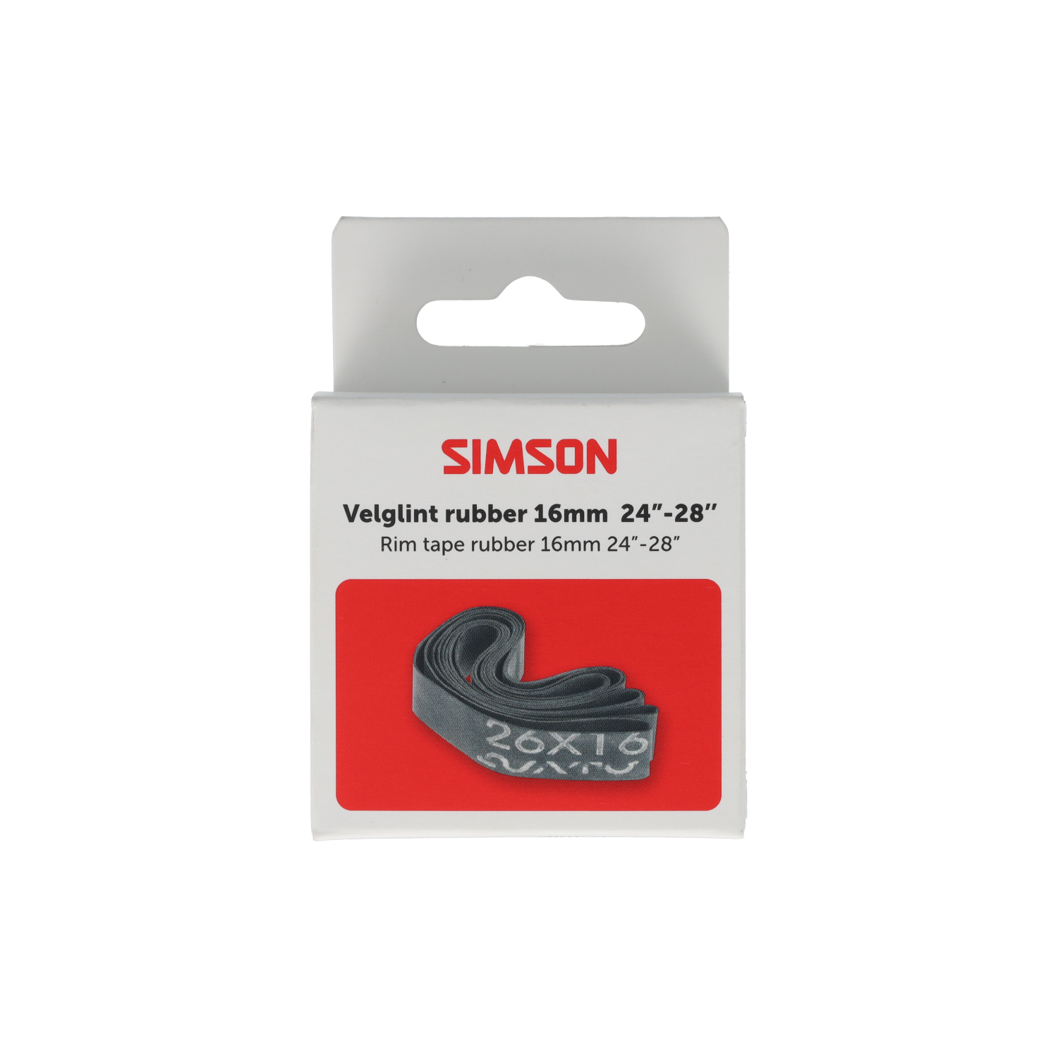 Simson Velglintrubber 24"-28'' , 16mm breed
