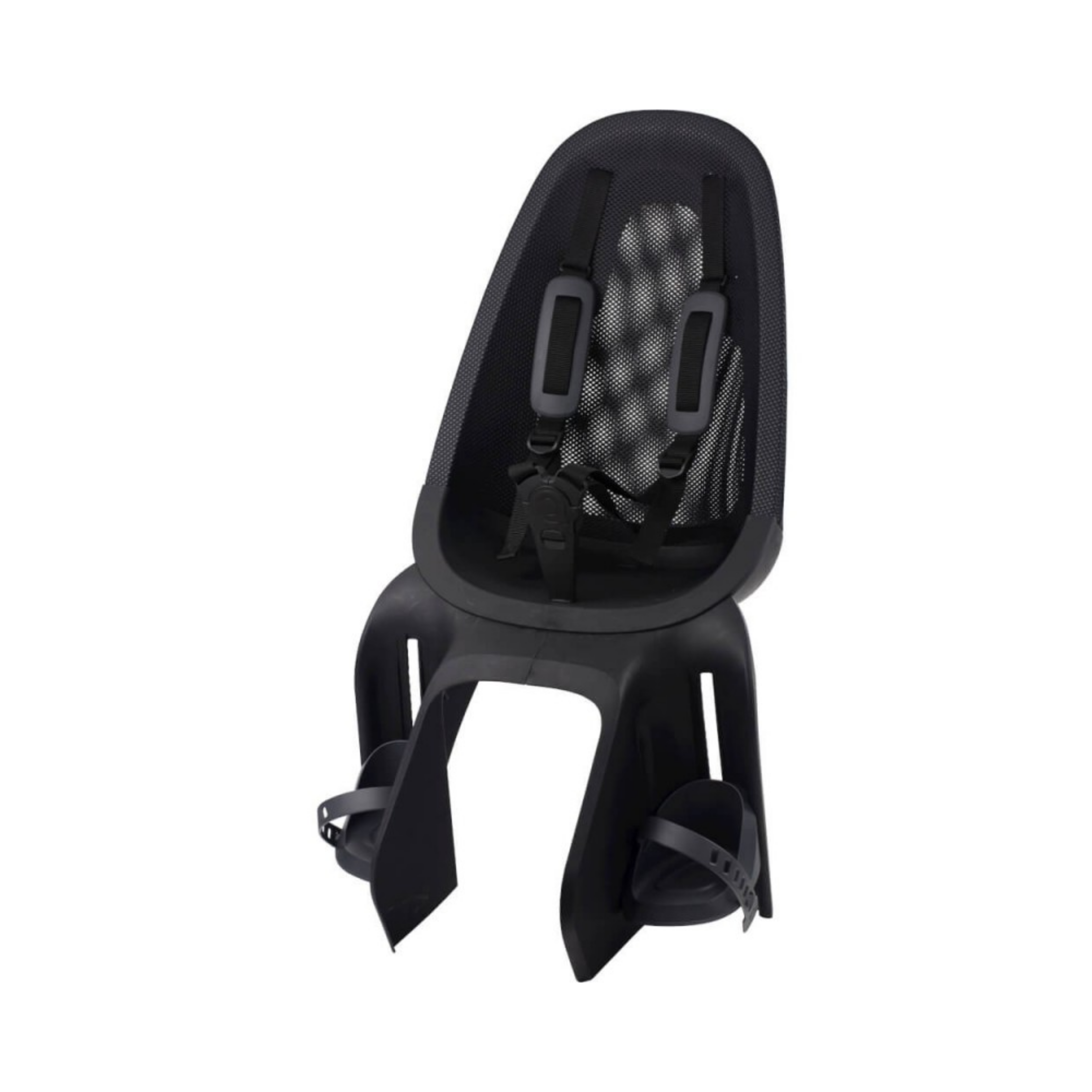 Qibbel Air achterzitje, zwart. dragerbevestiging